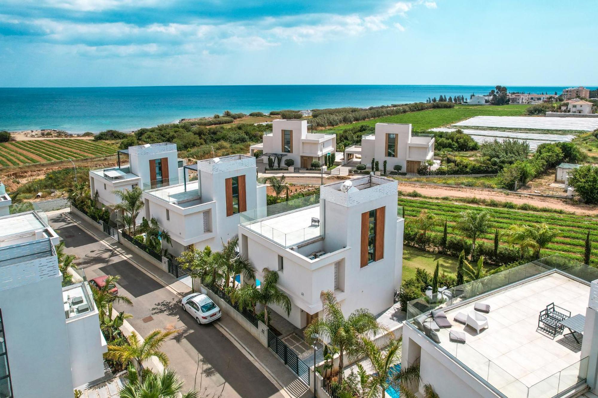 By The Beach Villa 12 Протарас Екстер'єр фото